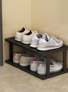 简易鞋架入户门口置物架2025新款爆款双层窄身鞋架子鞋柜小型窄款
