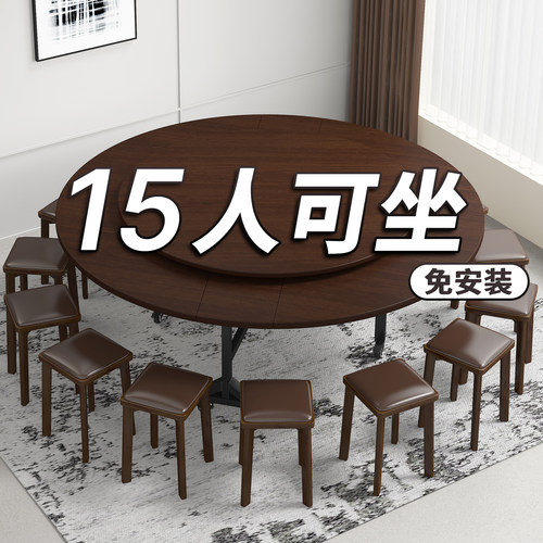送货上门免安装超稳不晃折叠餐桌