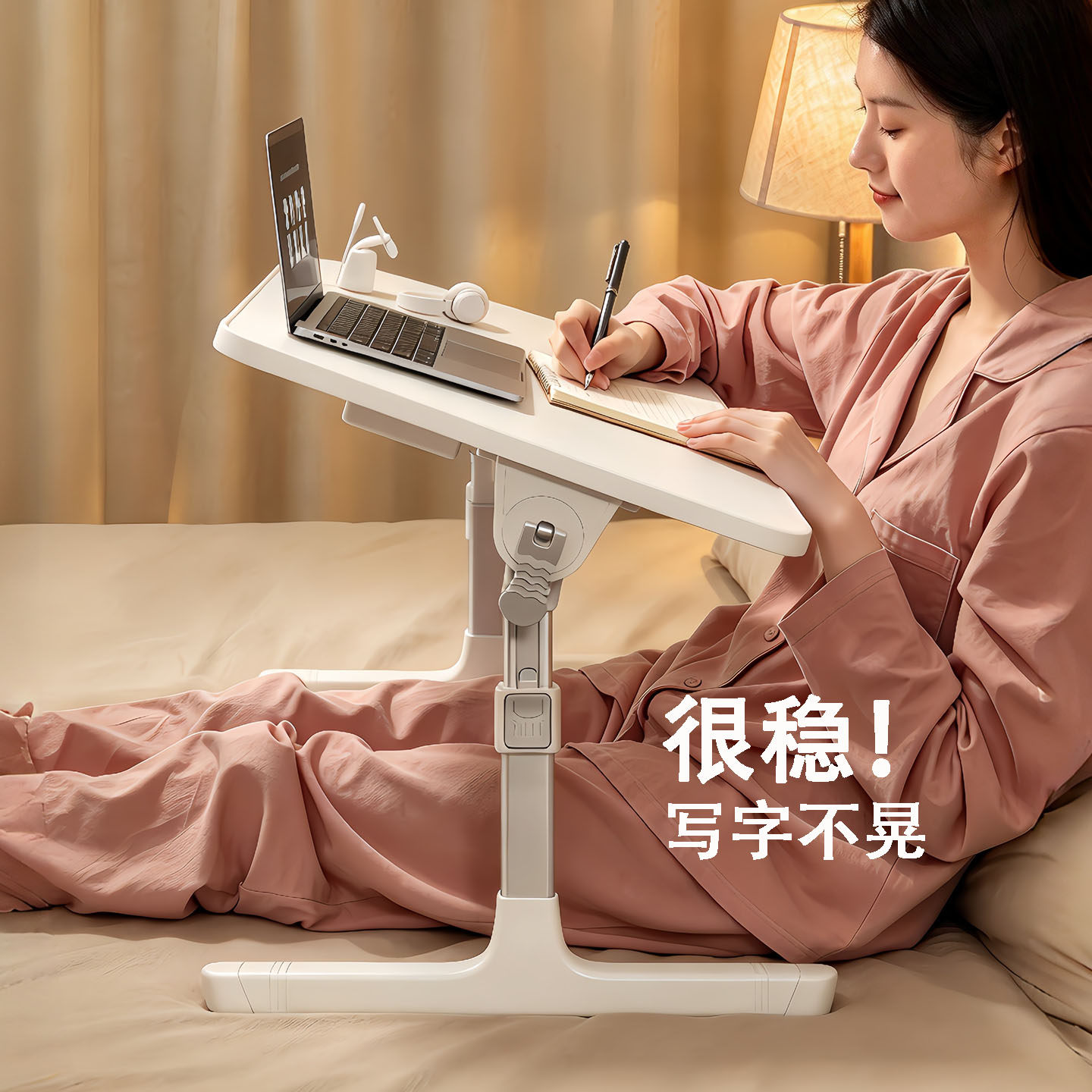 可折叠床上桌飘窗升降书桌小型工作台学习桌笔记本电脑桌家用卧室