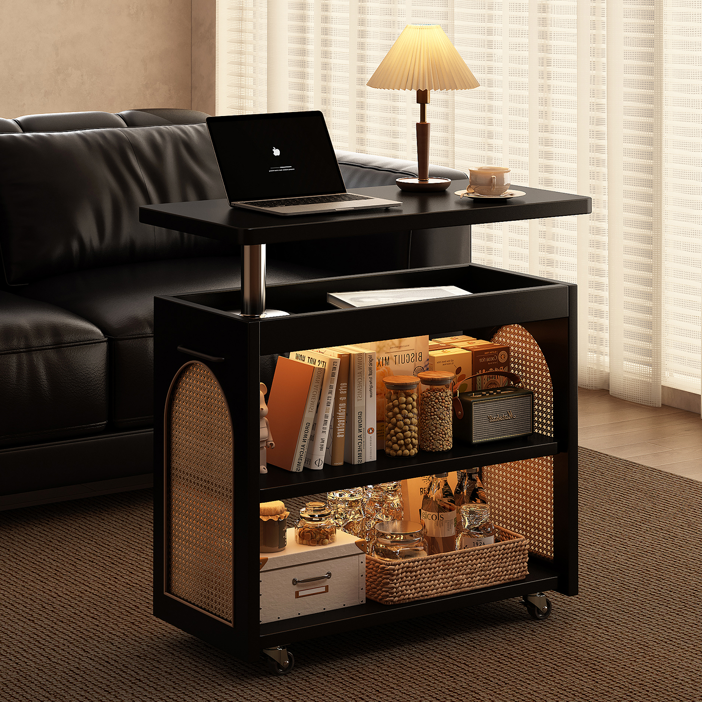 可升降移动茶几超稳不晃超强承重