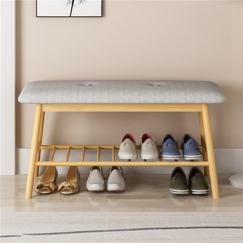 Northern Europe Type shoes Doorway Shoe changing stool multi-function solid wood shoe rack simple and easy household space Shoe cabinetin the Residential furniture , Shelf , Shoe  category - from Buy2taobao.com to provide professional Taobao agent buy service
