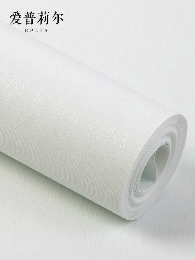 纯白色灰色珠光条纹无纺布壁纸2025新斯堪的纳维亚卧室客厅壁纸不,家装主材,无纺布墙纸,淘宝优惠券,粉丝福利购,淘宝优惠卷