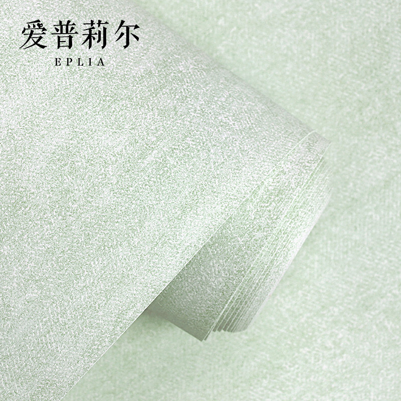 日式亚麻布纹纯素色加厚无纺布非自粘客厅卧室背景墙壁纸2026新款