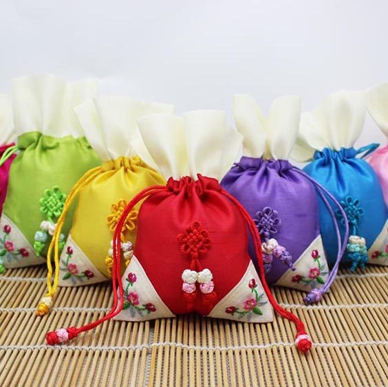 DRAGON BOAT FESTIVAL SACHET BAG MOSQUITO REPELLENT BAG SACHET EMPTY BAG PURSE CHINESE KNOT LAVENDER SACHET WORMWOOD BREATHABLE EMBROIDERY