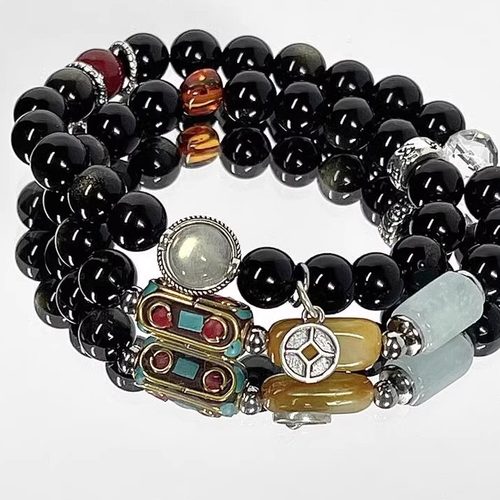 盗墓笔记~张起灵印象手链爆款ins风古风高级感设计串珠小说cp手饰