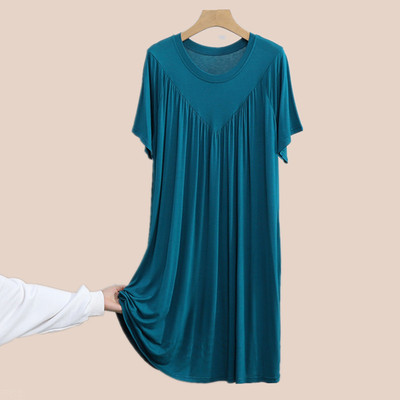 宽松显瘦百褶裙夏季新款大码休闲