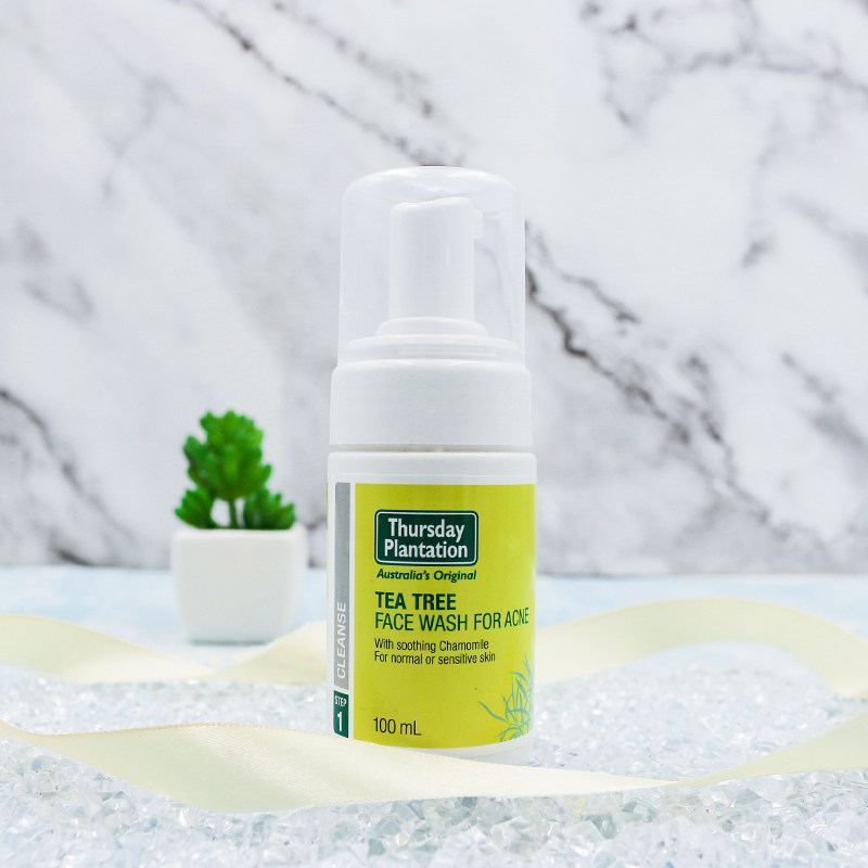 星期四农庄茶树洁面慕斯泡泡控油澳洲祛痘神器洗面奶学生专用女孩