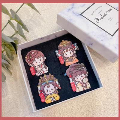 红楼梦曹雪芹胸针小礼物小礼品林黛玉薛宝钗别针装饰徽章文创周边