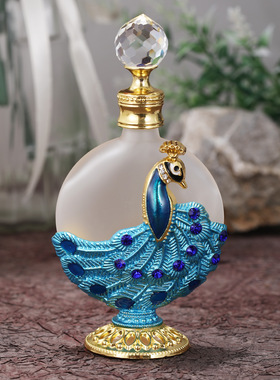 中东阿联酋迪拜玻璃瓶款式迪拜香水瓶美容院30ML分装瓶精美精油瓶