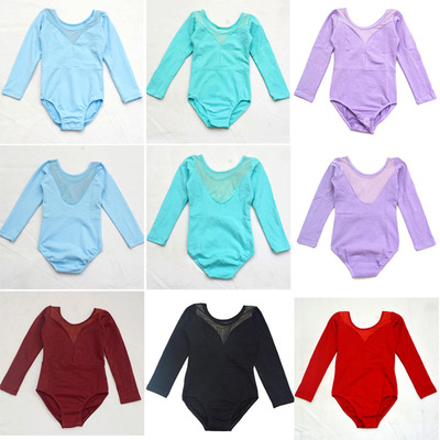 儿童舞蹈服测试推荐女童连体服