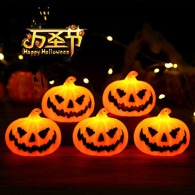 Halloween Decoration Pumpkin Lantern Pendant LED Candle Lig