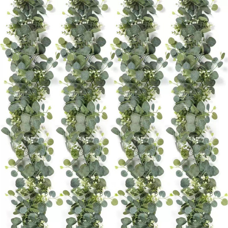 Simulated rattan, eucalyptus leaves, starry sky, simulated