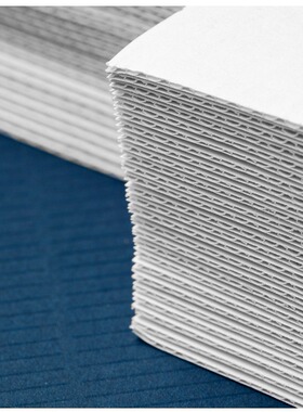 EF坑两层三层彩色双胶纸 白色坑纸瓦楞纸