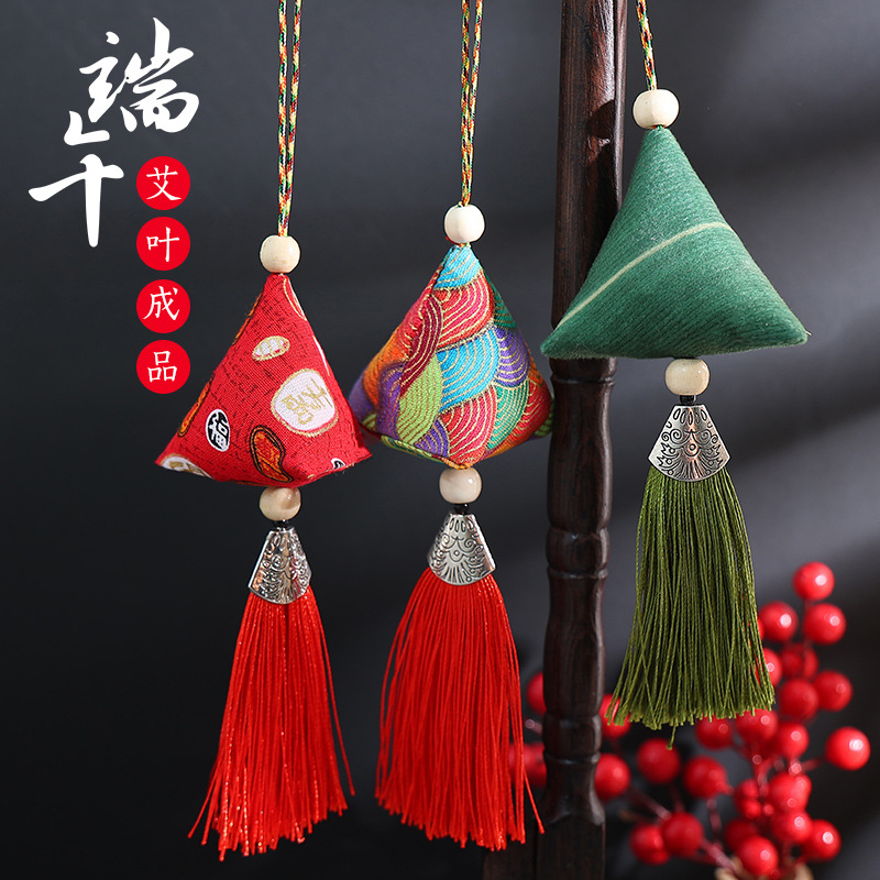 Loong Boat Festival sachet, wormwood filling, finished Zong