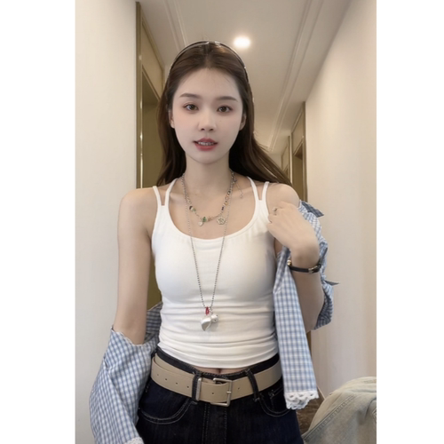 TIAO专属春夏韩版修身美背吊带背心-DD58963
