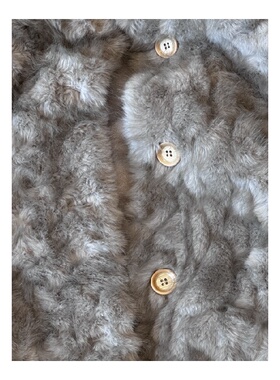 【TIAO~】时尚毛毛外套 冬季时尚百搭舒适外套