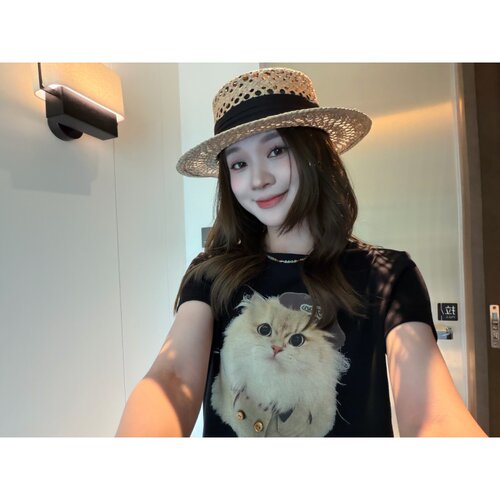 【乖巧猫咪~】夏季时尚显瘦百搭T恤