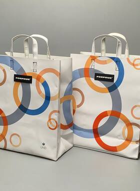 FOUFOUR F52 MIAMI VICE F717 男女bag防水油布耐用手提购物袋旅