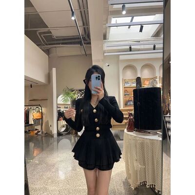 针织香风新款高腰秋季气