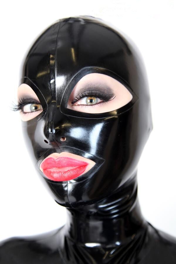 乳胶头套面具 lucy 经典 开大眼 全包乳胶头套 cos定做