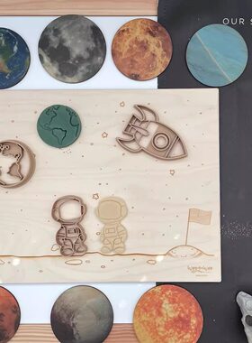 太空人系列甜品工具不粘模具