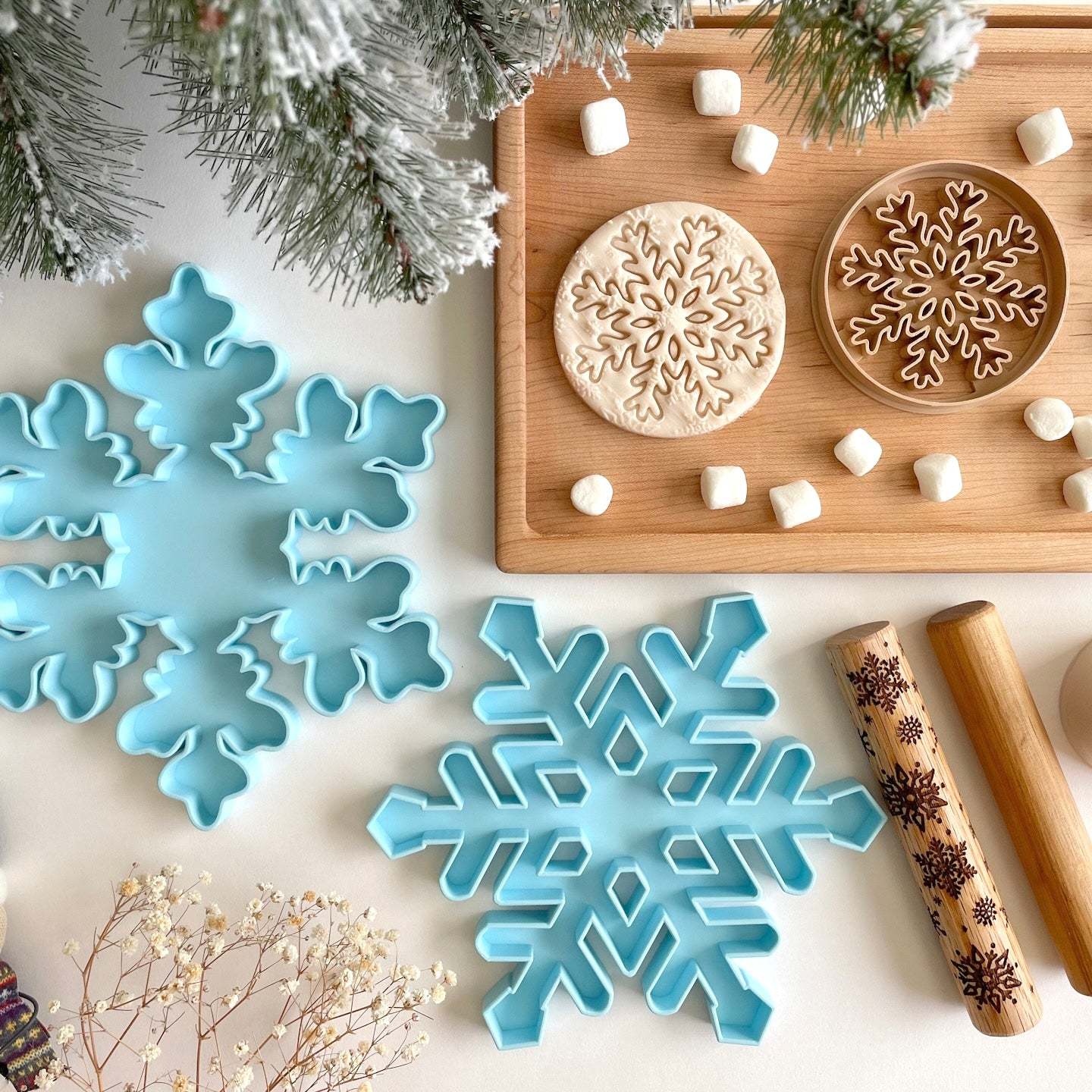 海洋北极熊企鹅冬日雪花沙盘玩具