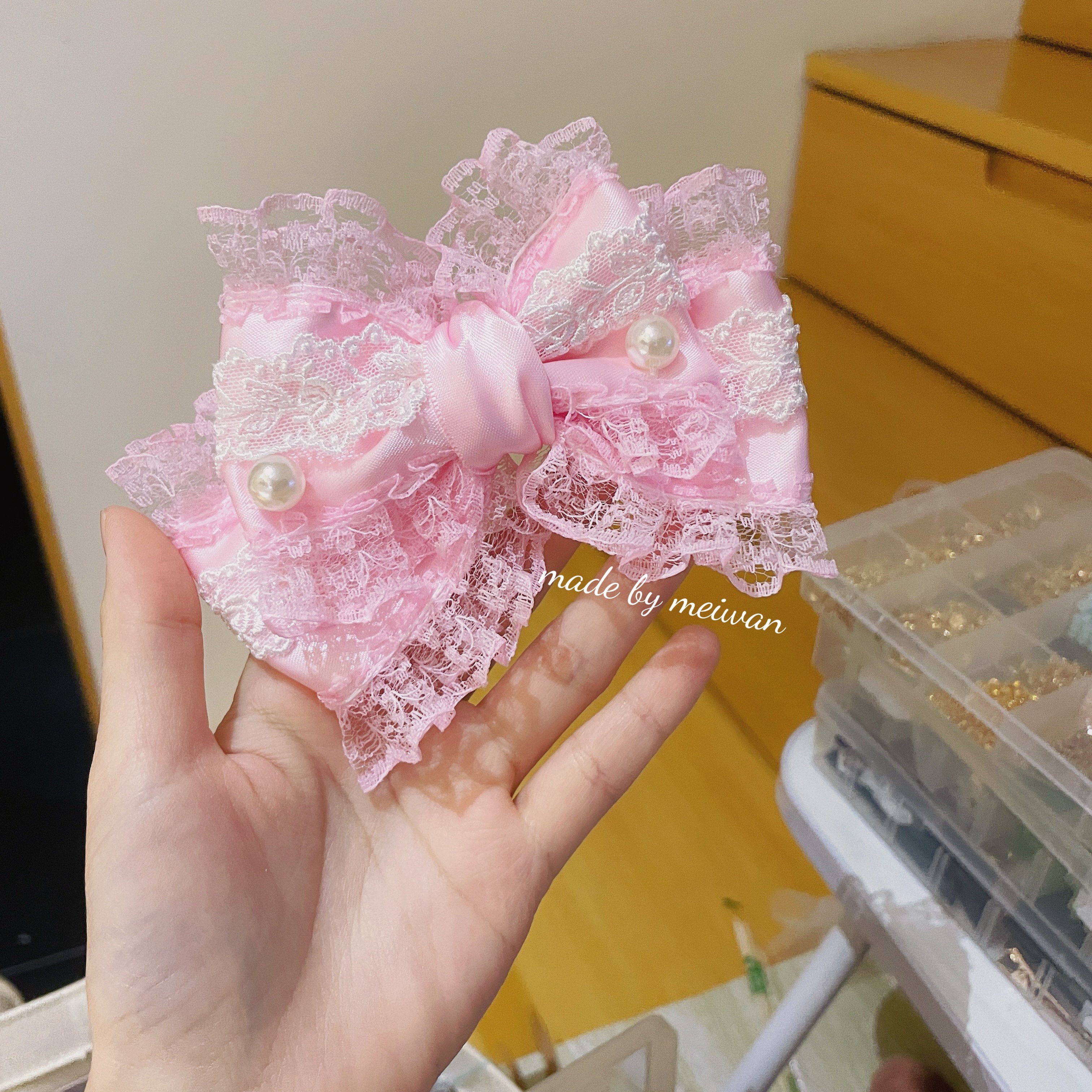 美丸手作 姬系lolita粉色lolita洛丽塔配