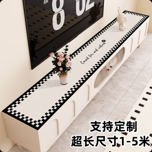 柜餐边柜台面保护垫 电视柜台面保护桌垫轻奢高级感防水防油防烫鞋
