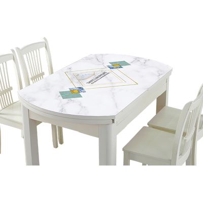 椭圆形可伸缩折叠防水防油软玻璃