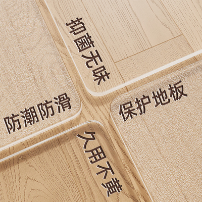 透明简约现代PVC家用地垫