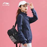 Li Ning, демисезонная толстовка, парная одежда, спортивный лонгслив, коллекция 2021, для влюбленных, с вышивкой, свободный крой