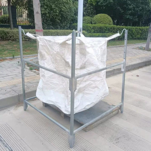 可移动吨袋支架拆卸式太空袋架 公分钢管结构 支撑稳定