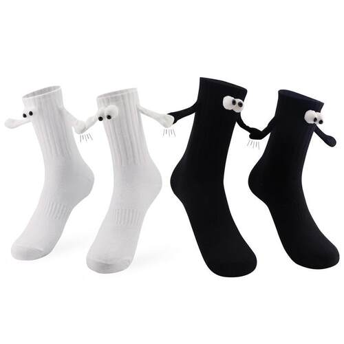 K 89886 Magnetic Couple Socks Summer Thin Cotton Automatic