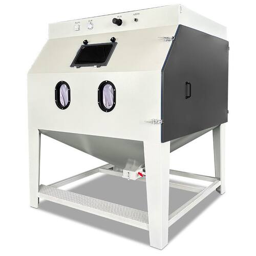 手动喷砂机小型箱式除锈高压模具翻新抛光去氧化皮干式喷砂全套