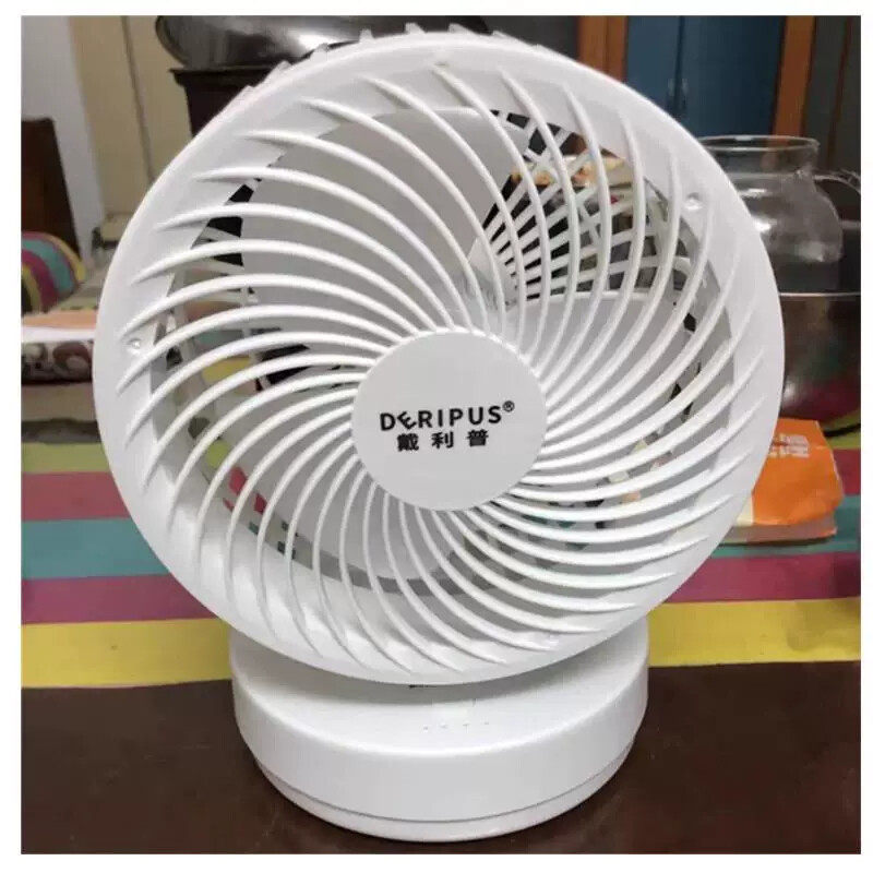 新货戴利普台式电风扇小型台扇桌上充电超长续航办公室桌面款小风