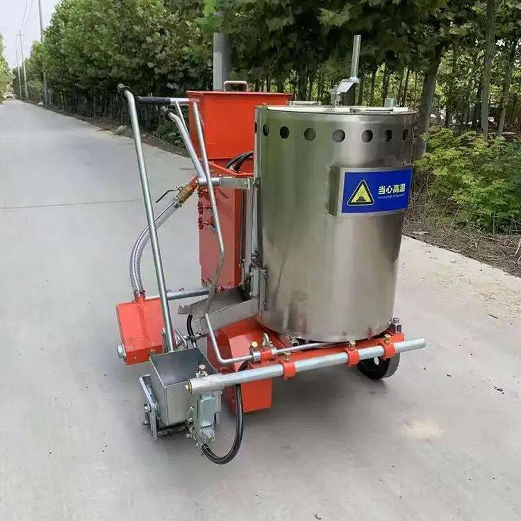热销款热熔划线机热熔涂料自搅拌手推式市政交通马路公路地面画线