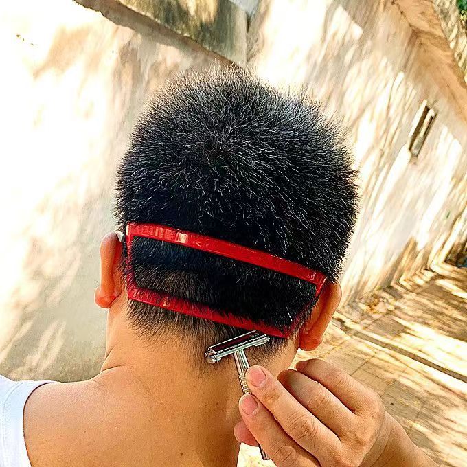 自己剪头发辅助器理发辅助神器发型模具自己在家剪头发后颈造型器