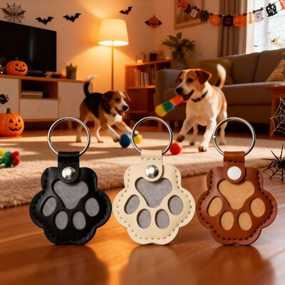 Pet Paw Keychain 3Pack Three Colors Optional MultiColor