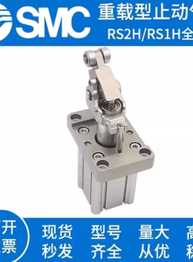 SMC型原装重载型止动阻挡气缸RS2H20/32/50/80-30--15-30DL-DM-BL