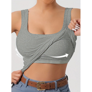 J 87155 Padded Yoga Camisole 带胸垫瑜伽背心跨境速卖通亚