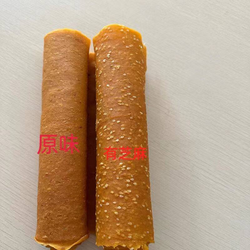 芝麻红薯片零食不加糖配料新鲜红薯和芝麻纯手工刮片零食湖南