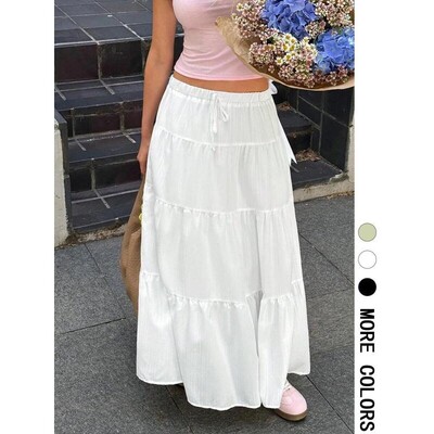 1 piece white bow Valentines Day date sweet casual dress