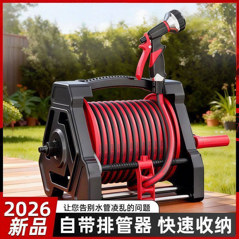手动浇水水管家用水龙头防爆浇花洗车高压庭院水枪收卷器软管