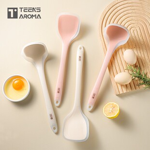 特恩斯硅胶锅铲家用炒菜铲子汤勺母婴级耐高温不粘锅专用