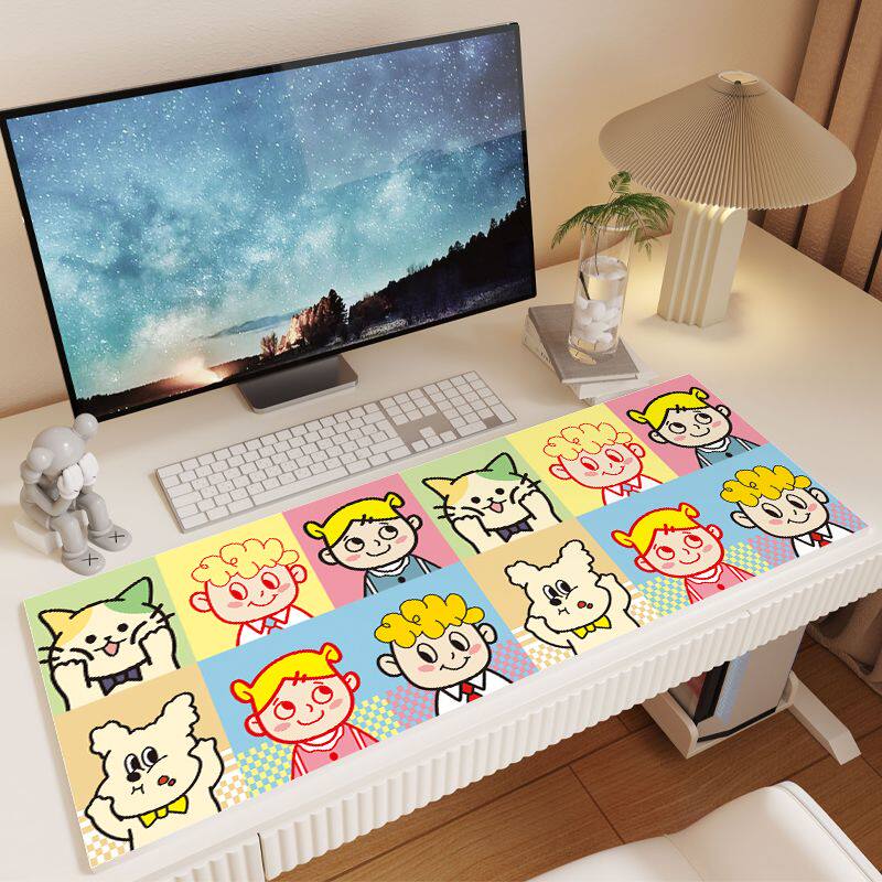 女生办公室耐脏桌垫超大号高颜值鼠标垫工位好物垫