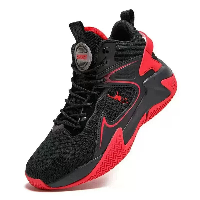 正品乔丹格兰秋冬男鞋2026跑步鞋高帮鞋透气网面休闲运动鞋A8