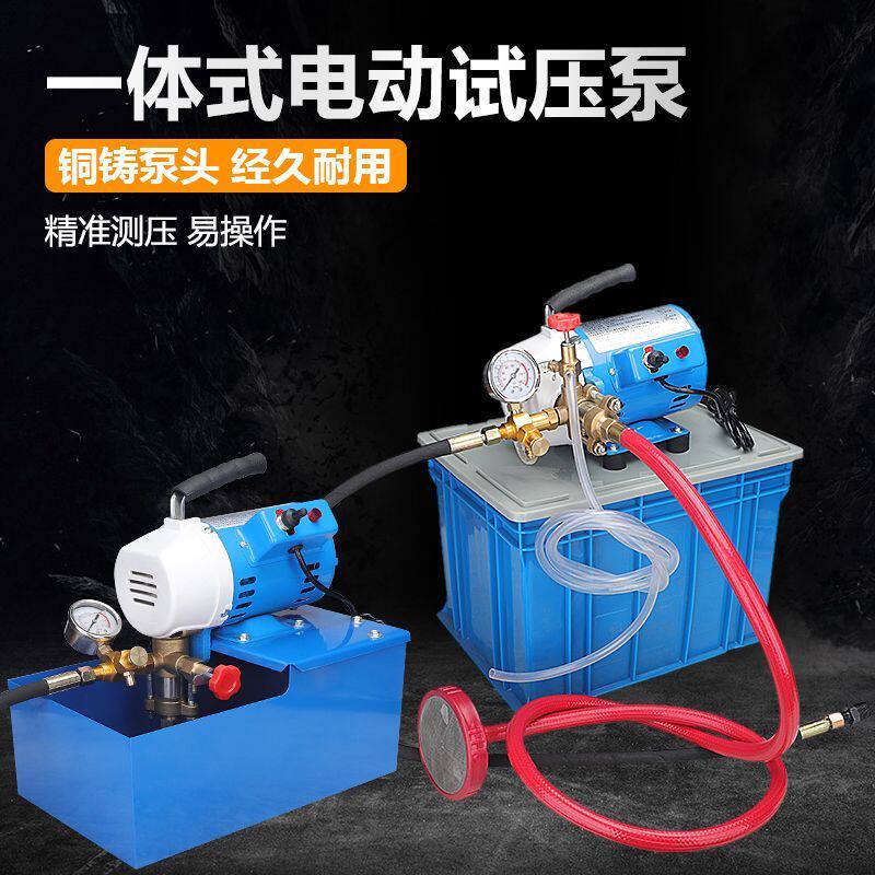 手提式电动试压泵DSY-25大流量PPR水管道试压机打压机双缸打压泵