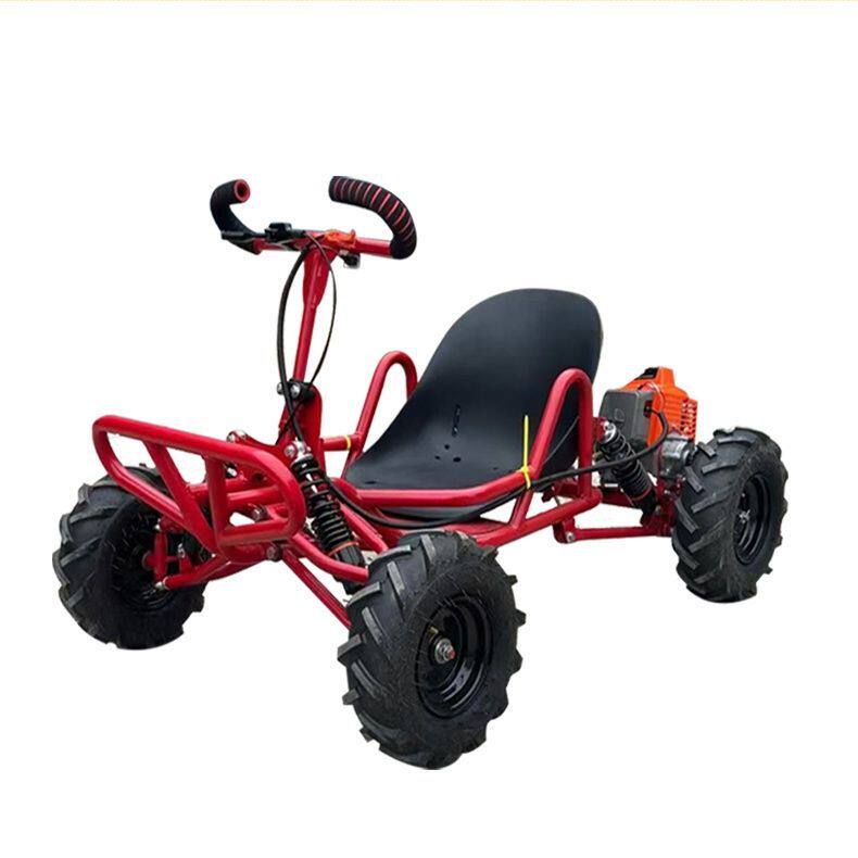 网红越野卡丁车四轮汽油沙滩车成人户外全地形漂移车儿童摩托车