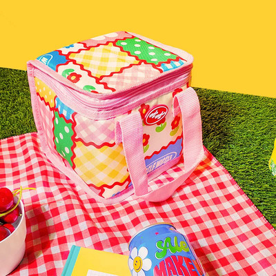 wigglewiggle两用保温袋便当包手提包上班加厚铝箔大容量防水饭盒