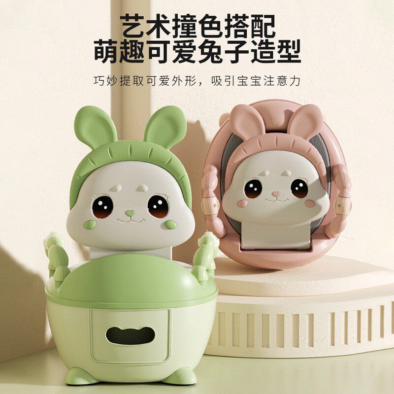 儿童加大加厚卡通座便器婴儿抽屉式宝宝尿盆便盆材质浙江产多色